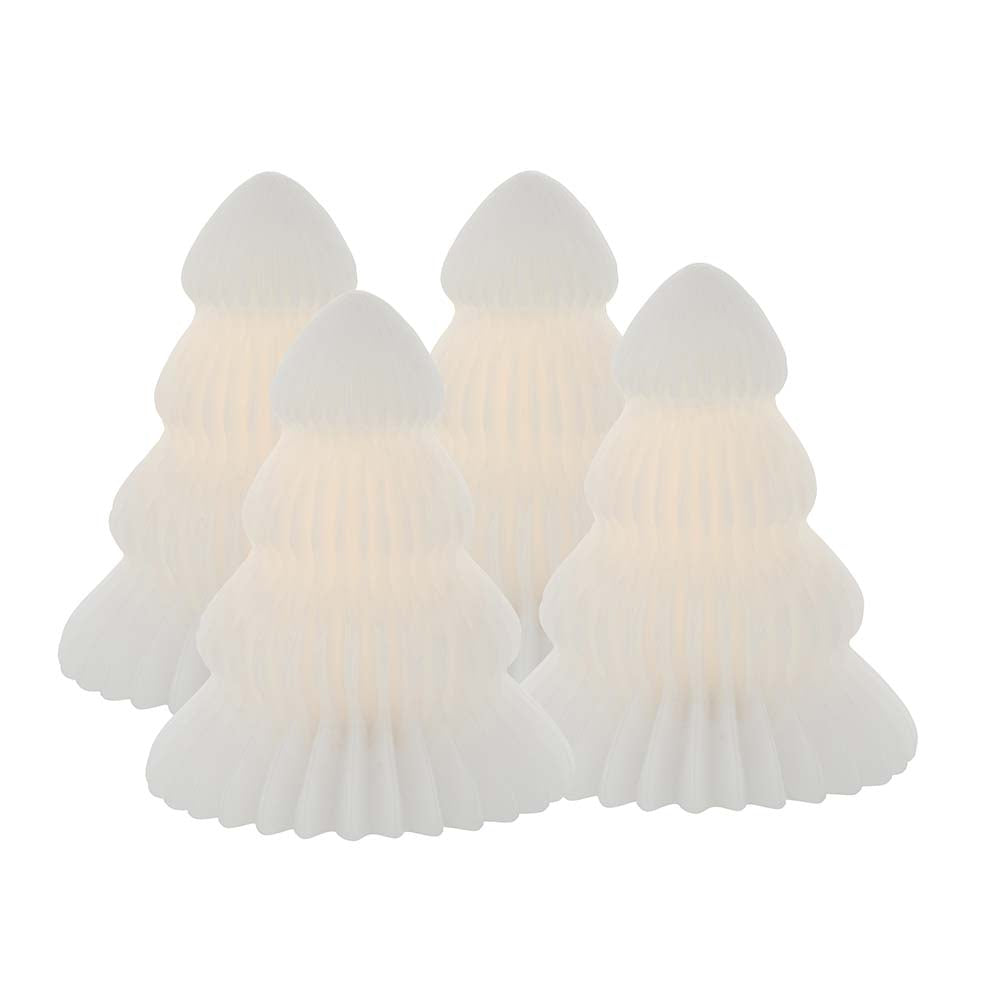 Produktbillede af Sirius Claire Tree mini 4 stk sæt H 7 cm hvid i premium kvalitet