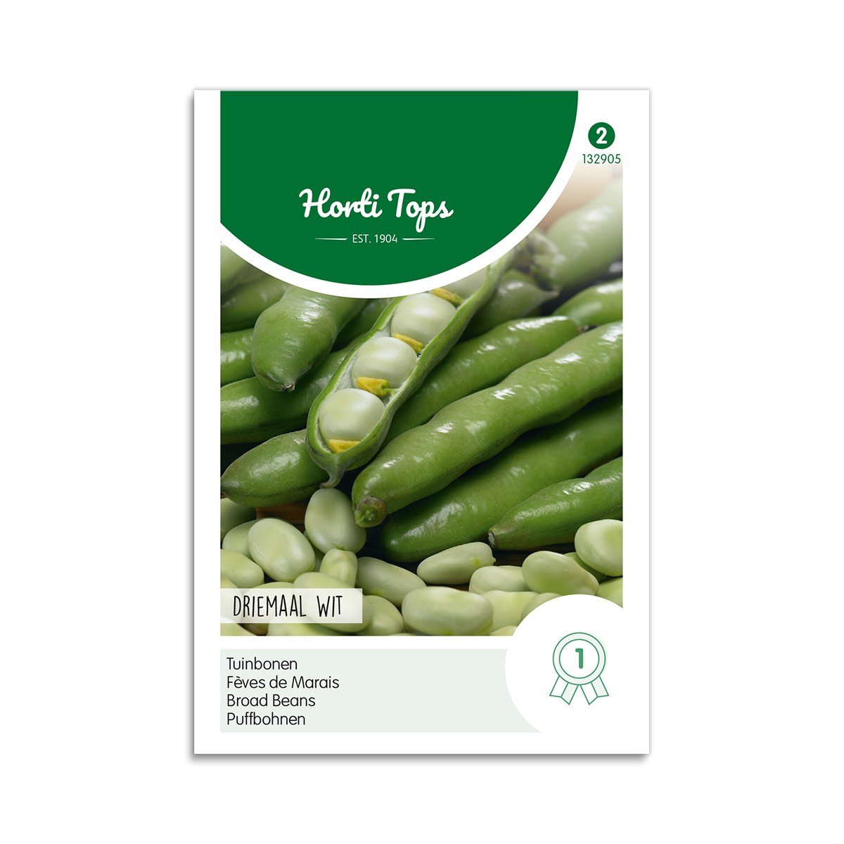 Produktbillede af Hestebønne frø Threefold White Horti Tops på tilbud i høj kvalitet