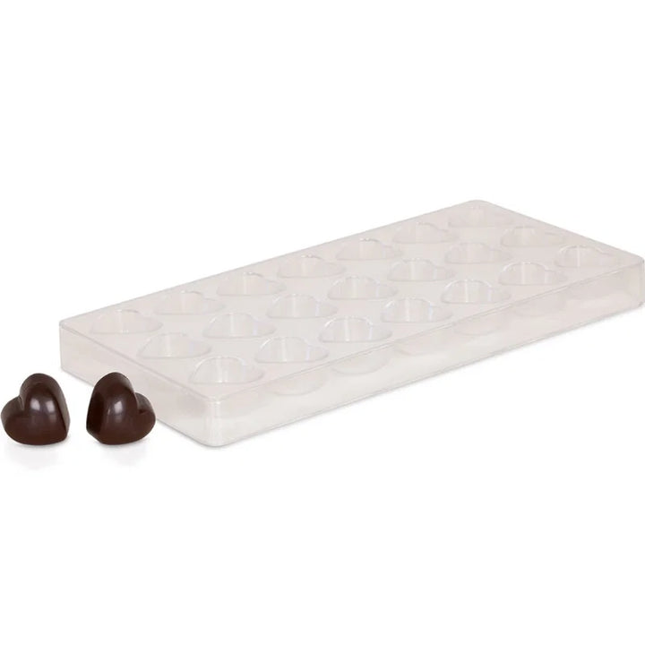 Chokoladeform Klar Plast Hjerter Royal Series