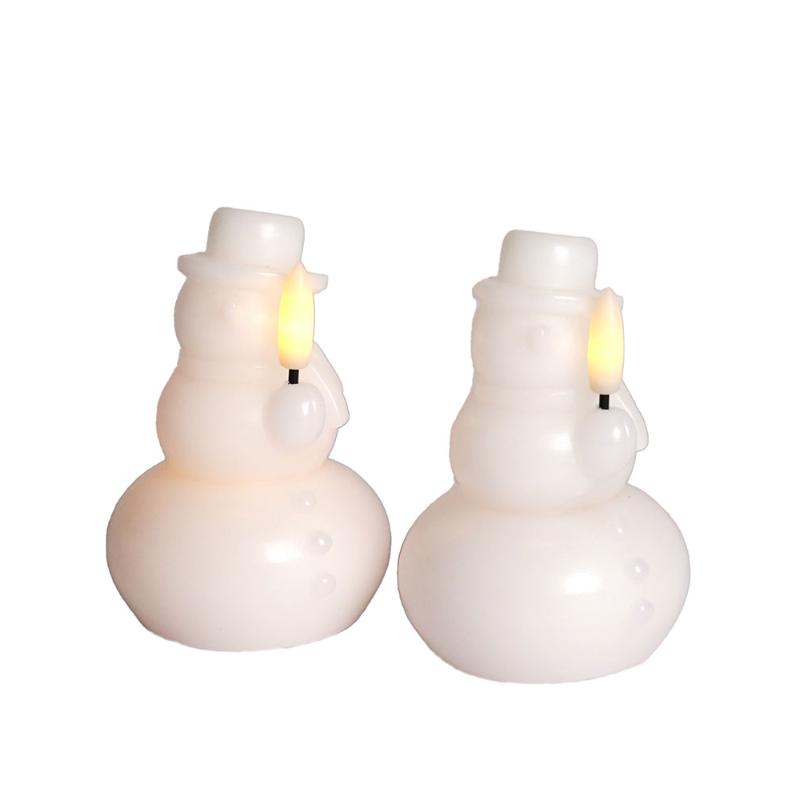 Produktbillede af Eva LED Snemand 2 stk. H10cm i premium kvalitet