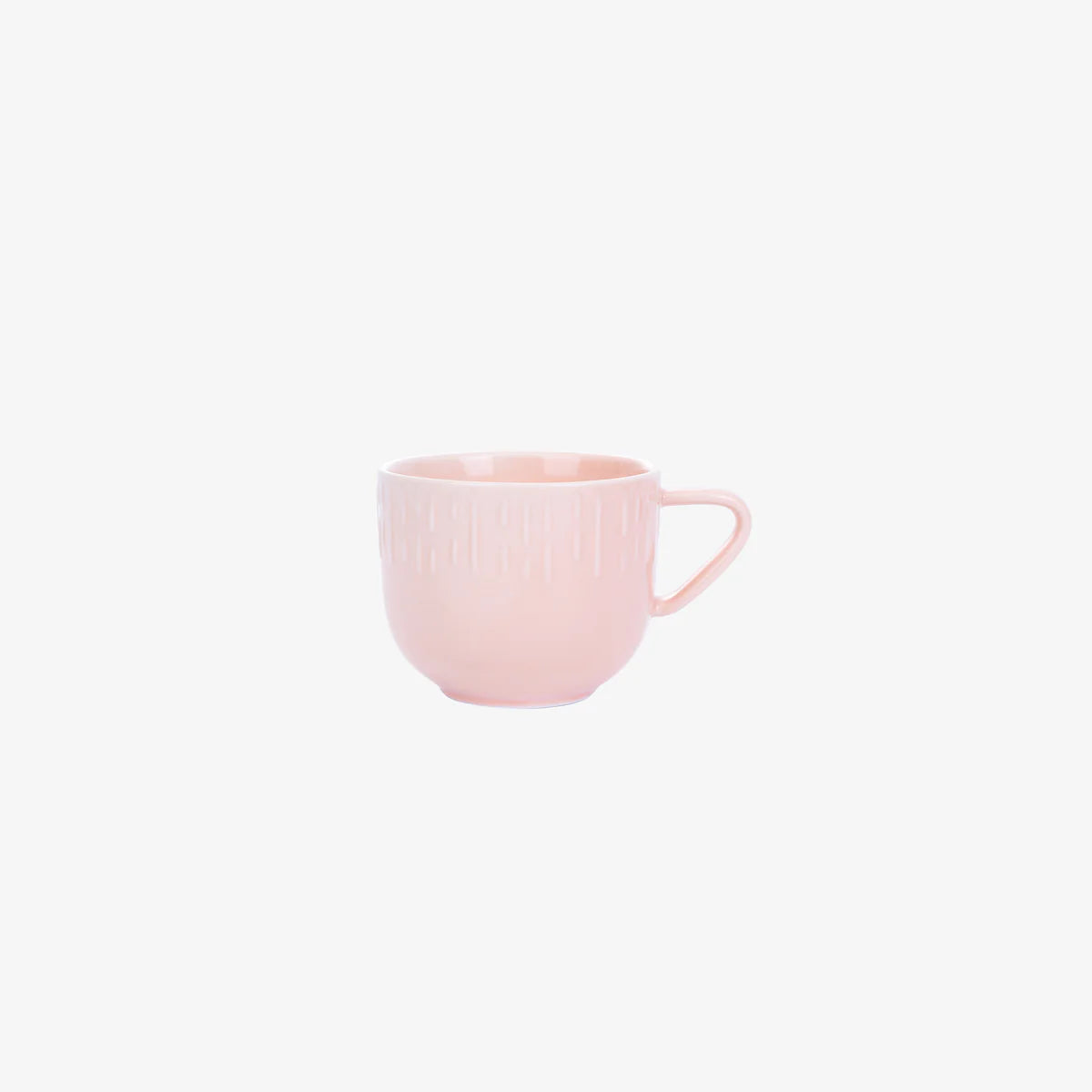 Produktbillede af Aida Confetti Kaffekop m/relief porcelæn 20 cl Pink i premium kvalitet