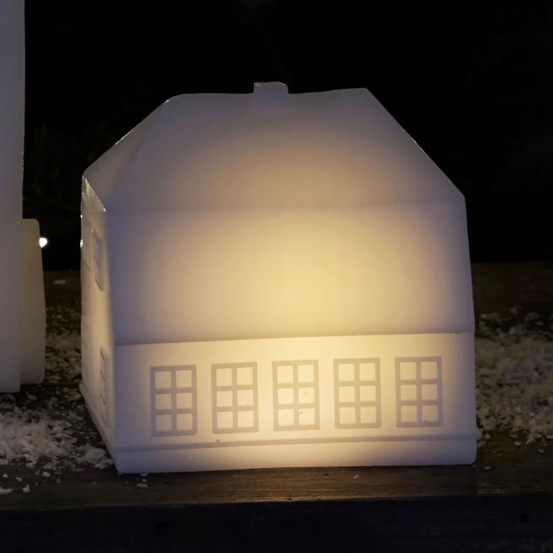 Produktbillede af Sirius Copenhagen Herregårdsvilla hvid B12xL11,5x7,5cm i premium kvalitet