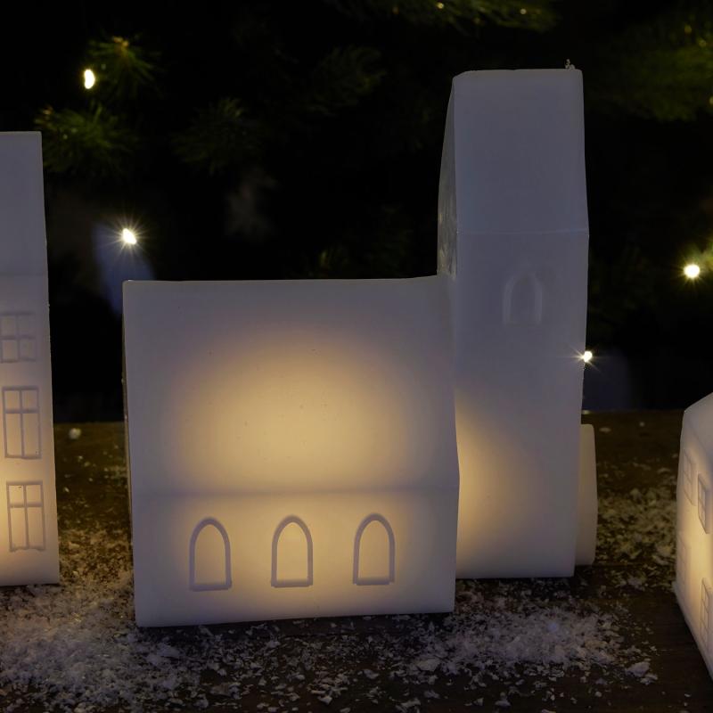 Produktbillede af Sirius Copenhagen Kirke hvid L18xB10xH20cm i premium kvalitet