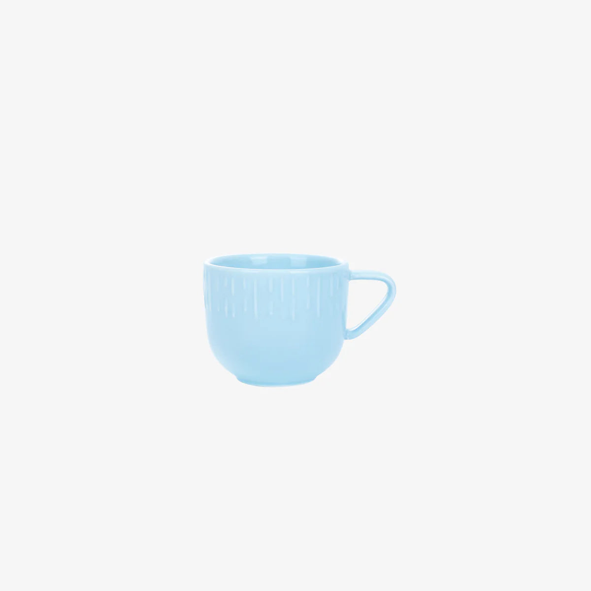 Produktbillede af Aida Confetti kaffekop m/relief porcelæn 20 cl Aqua i premium kvalitet