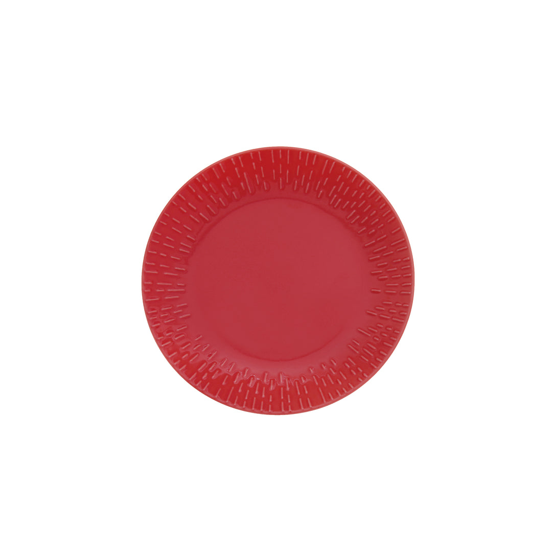Produktbillede af Aida Confetti Desserttallerken m/relief porcelæn 21 cm Chili i premium kvalitet