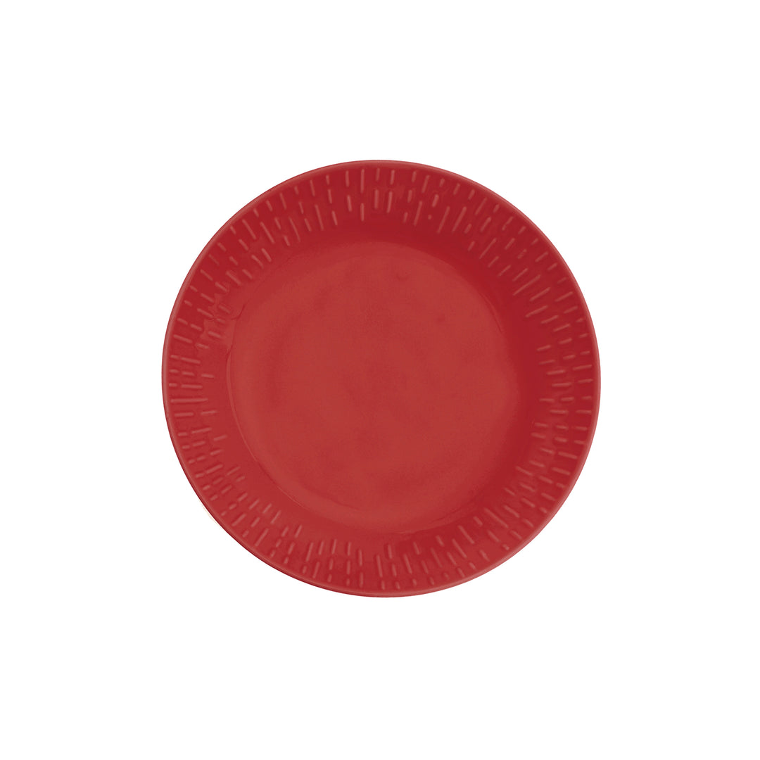 Produktbillede af Aida Confetti Pastatallerken m/relief porcelæn 23 cm Chili i premium kvalitet