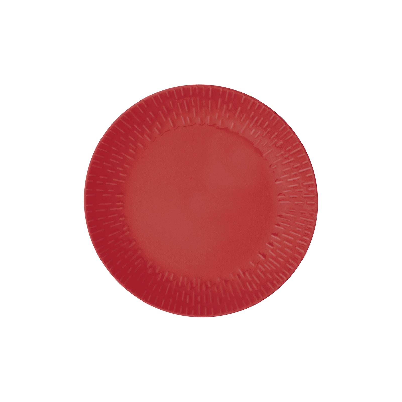 Produktbillede af Aida Confetti Frokosttallerken m/relief porcelæn 24 cm Chili i premium kvalitet