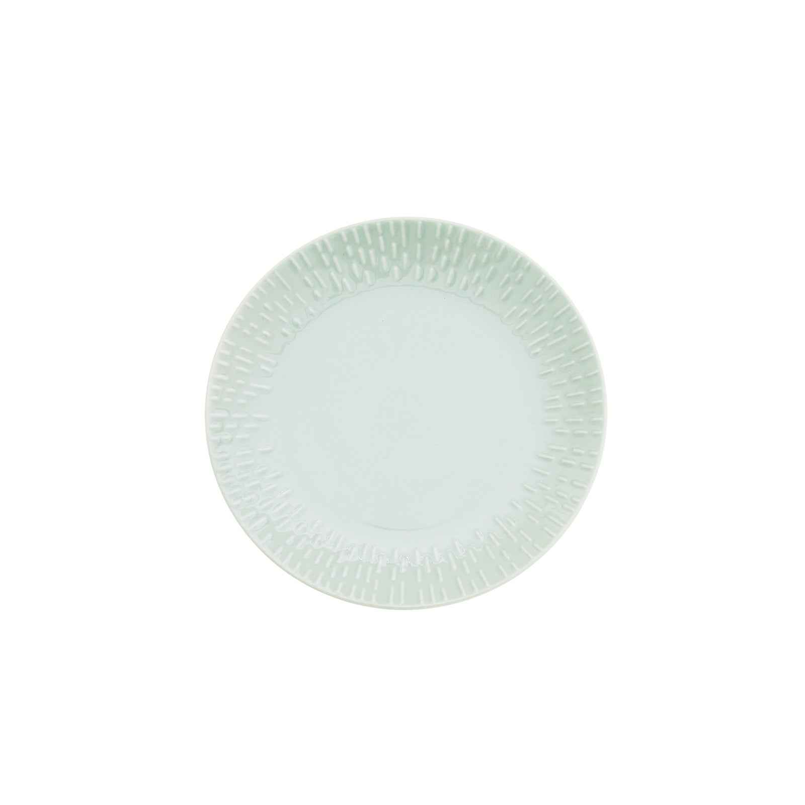 Produktbillede af Aida Confetti Desserttallerken m/relief porcelæn 21 cm Pistacie i premium kvalitet