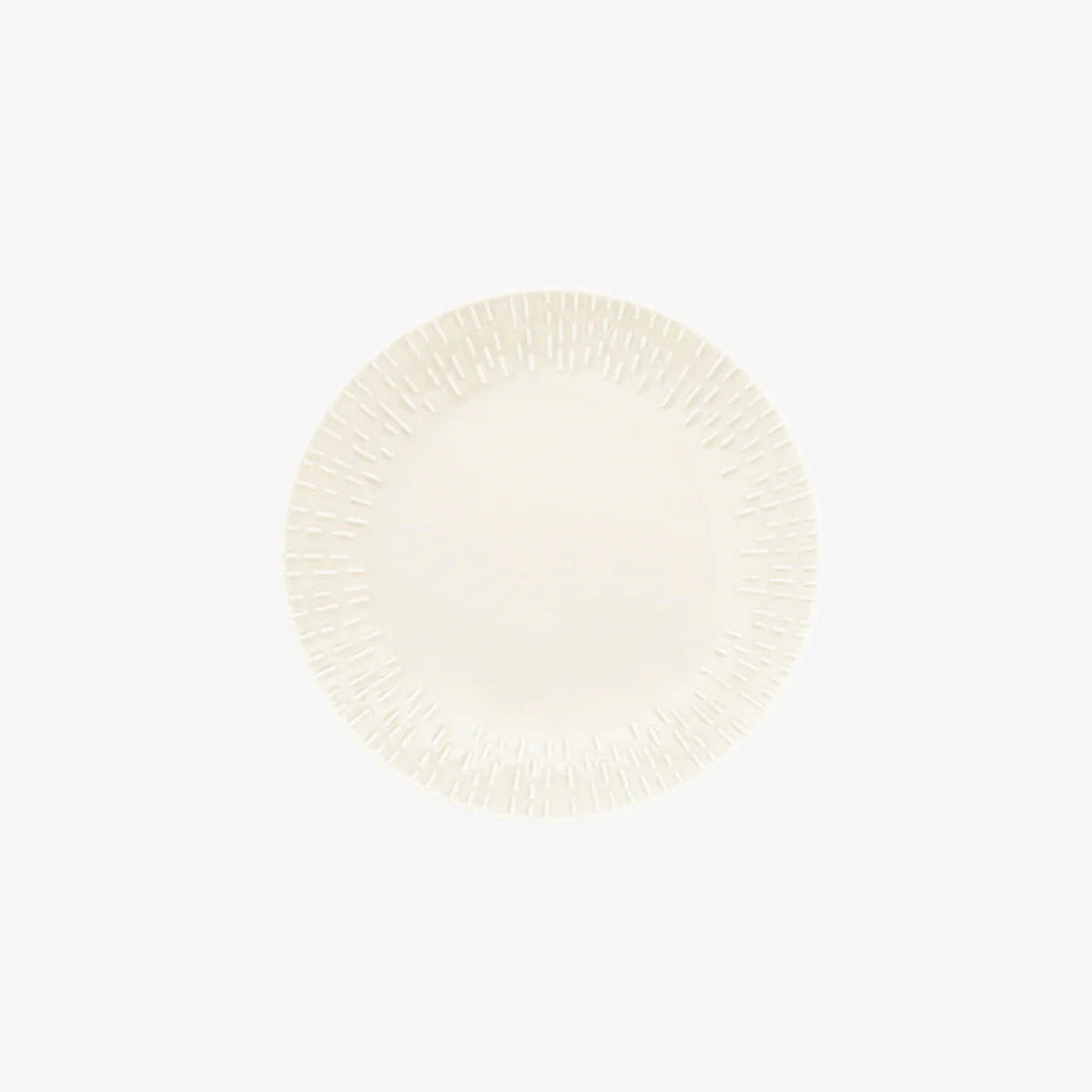Produktbillede af Aida Confetti Desserttallerken m/relief porcelæn 21 cm. Vanilla i premium kvalitet