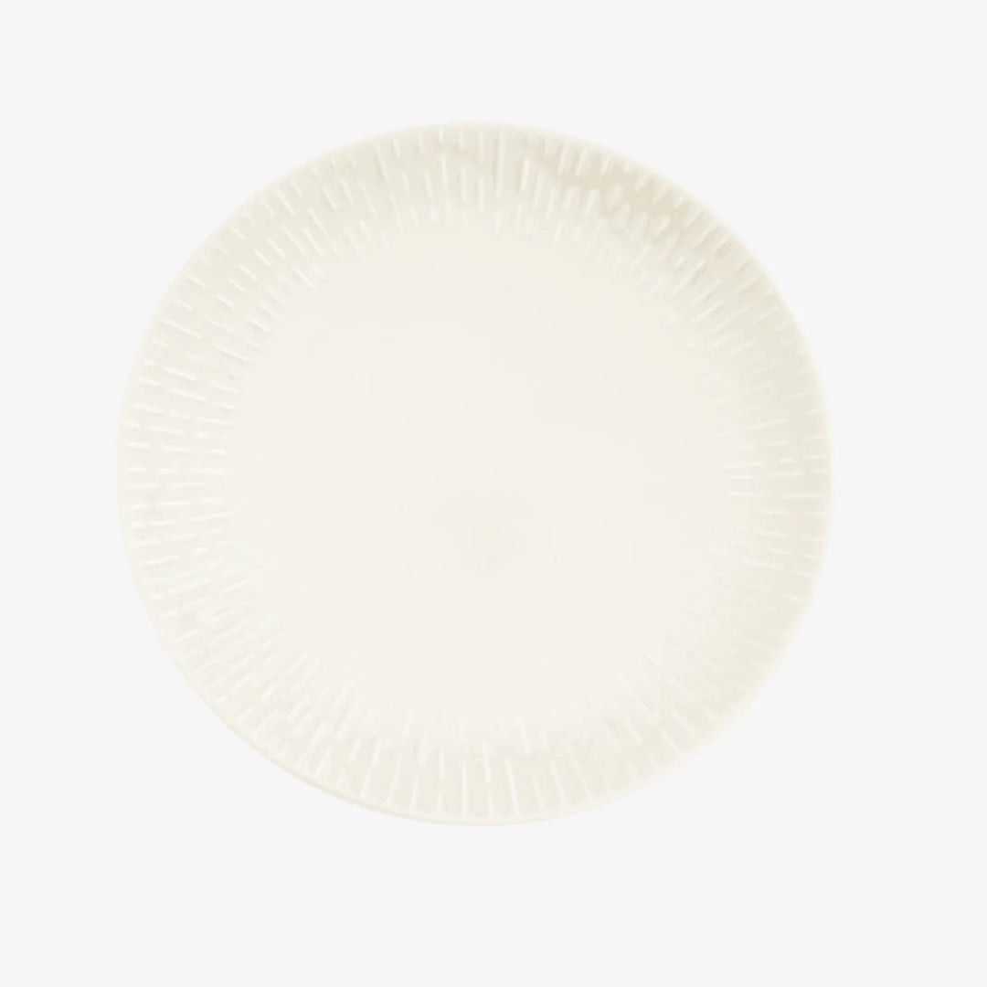 Produktbillede af Aida Confetti Middagstallerken m/relief porcelæn 27,5 cm Vanilla i premium kvalitet