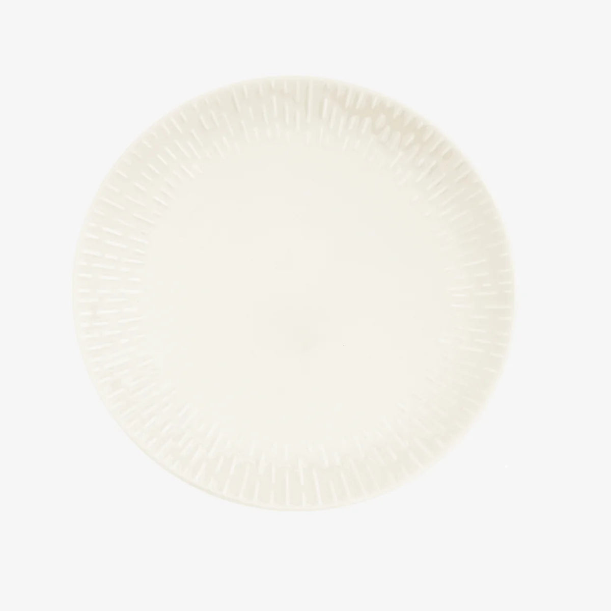 Produktbillede af Aida Confetti Middagstallerken m/relief porcelæn 27,5 cm Vanilla i premium kvalitet
