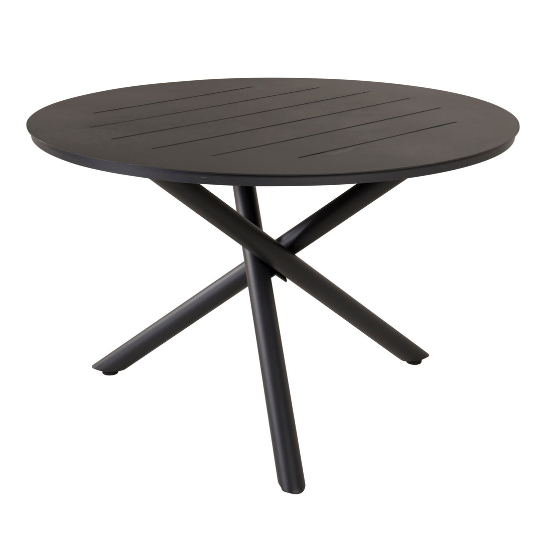 VENTURE DESIGN Alma havebord sort aluminium Ø120