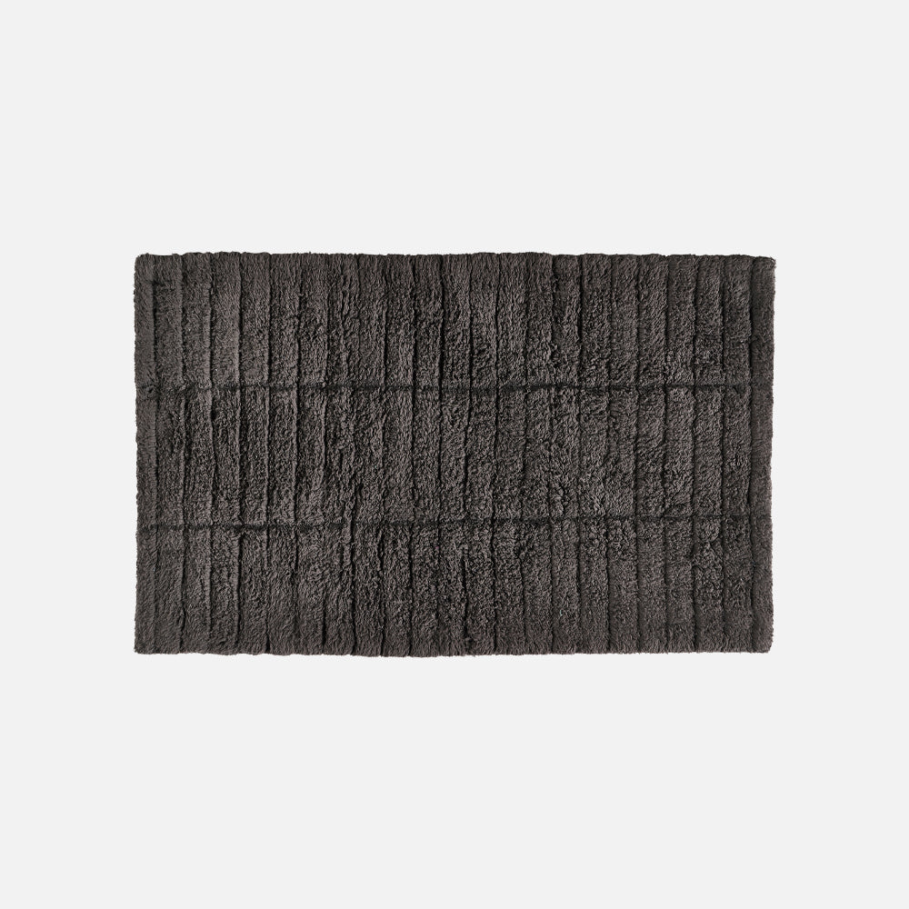 Produktbillede af TILES Bademåtte 50x80 Mørkegrå på tilbud i høj kvalitet