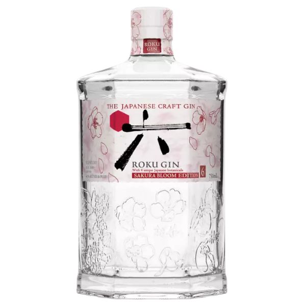 Produktbillede af Roku Gin Sakura Bloom Fl 70 på tilbud i premium kvalitet