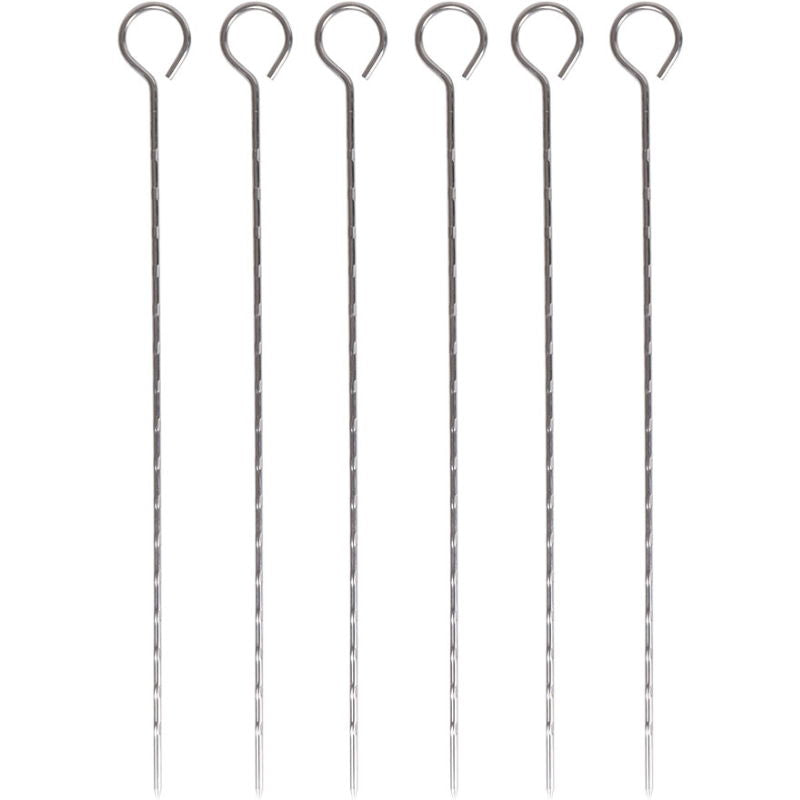 Produktbillede af Madspyd i Stål 6 Stk. 20 Cm på tilbud i premium kvalitet