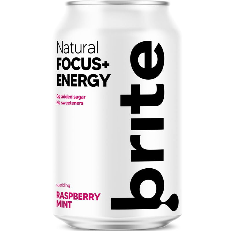Produktbillede af Brite Energy Raspberry & Mint 33cl på tilbud i premium kvalitet