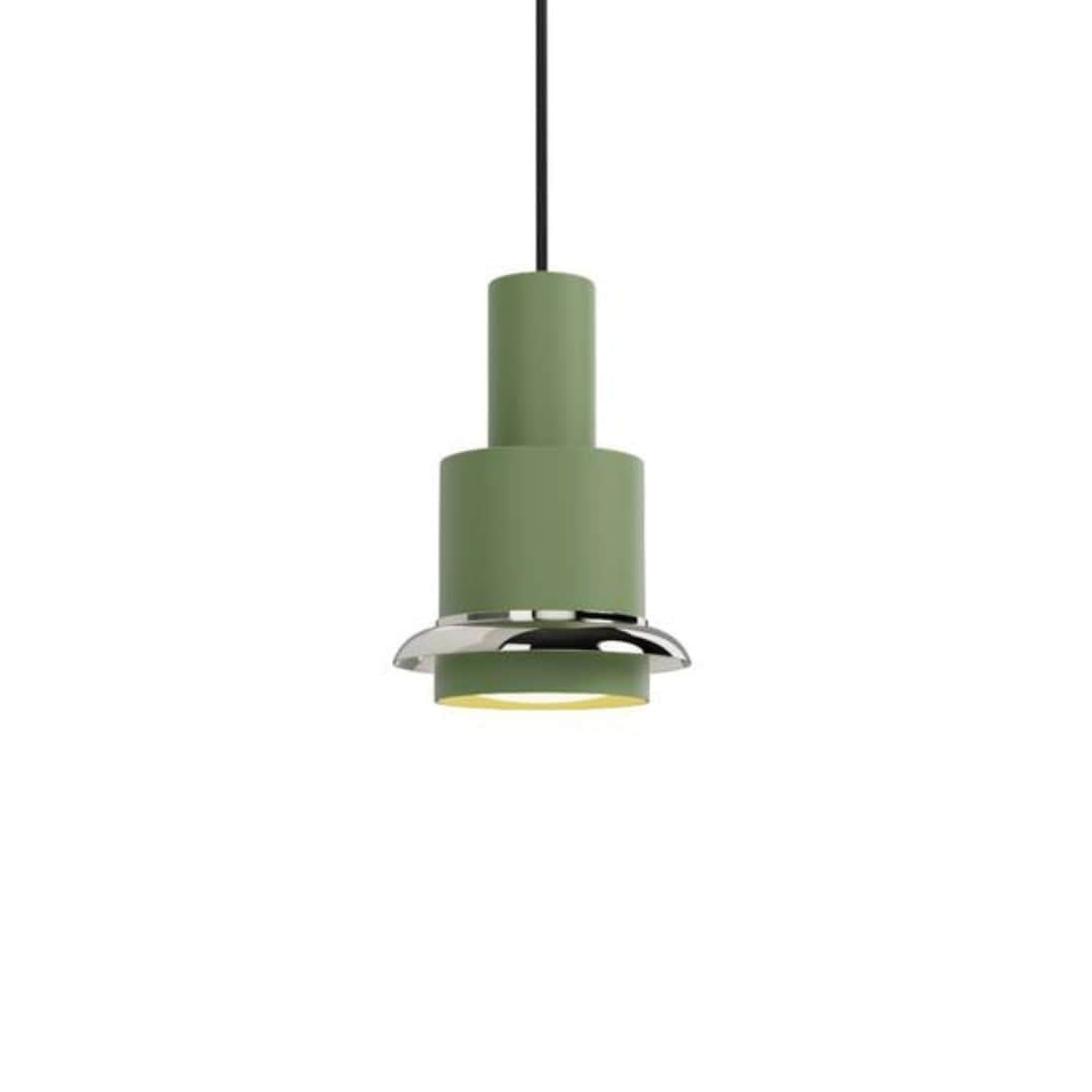 Produktbillede af Chaumont Ø15 pendel Grøn/chrome DCW éditions i premium kvalitet