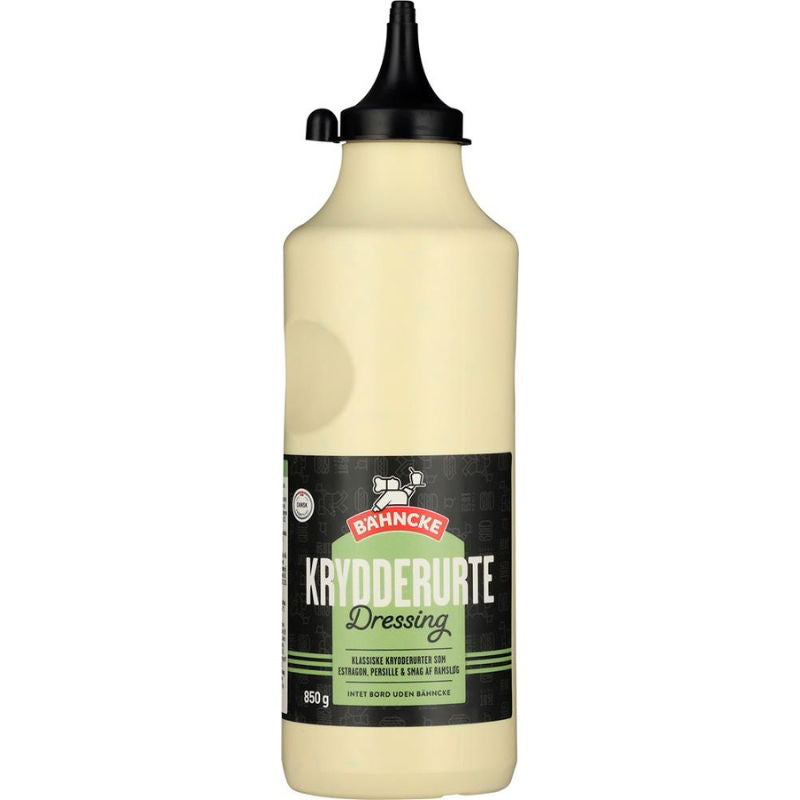 Produktbillede af Bähncke Krydderurtedressing Med Ramsløg 850 G på tilbud – premium kvalitet og detaljer