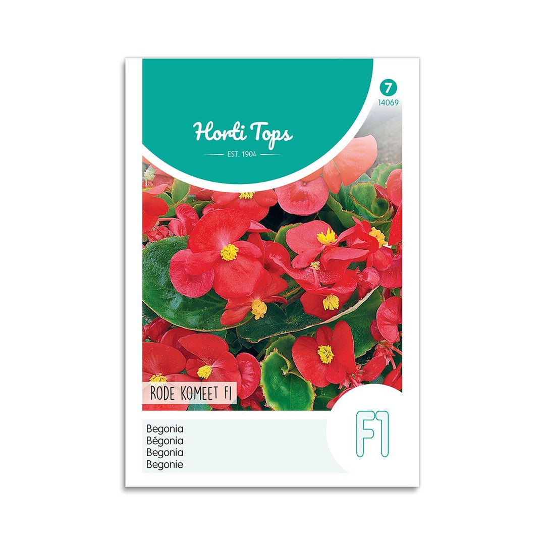 Produktbillede af Begonie frø Red Comet F1 Horti Tops på tilbud i høj kvalitet