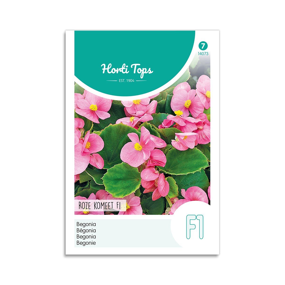 Produktbillede af Begonie frø Rose Comet F1 Horti Tops på tilbud i høj kvalitet