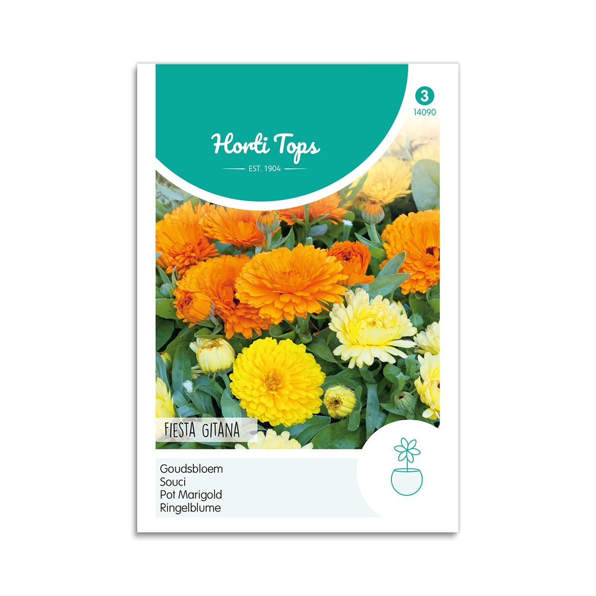 Produktbillede af Morgenfrue frø mix Fiesta Gitana Horti Tops på tilbud i høj kvalitet
