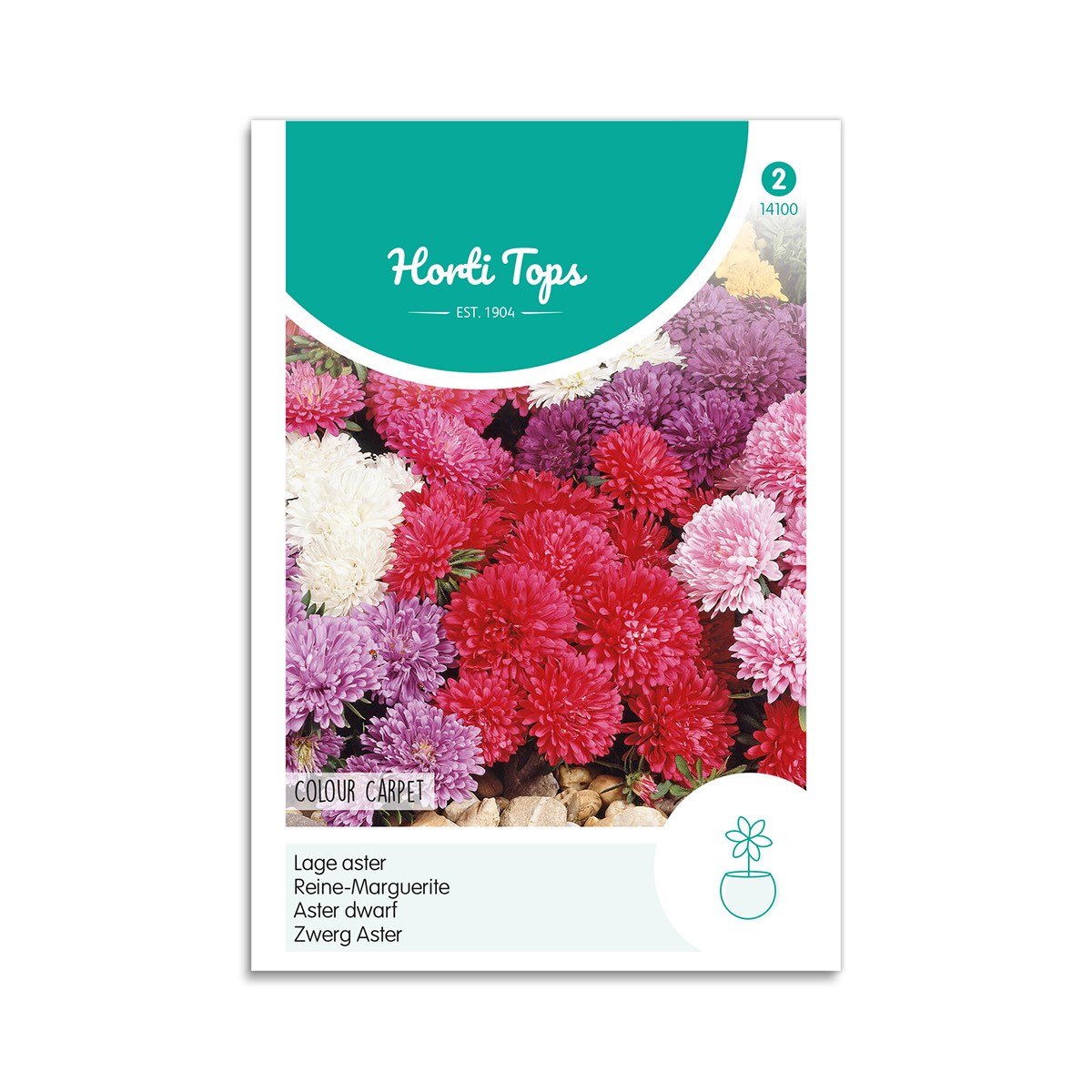Produktbillede af Asters frø mix Colour Carpet Horti Tops på tilbud i høj kvalitet