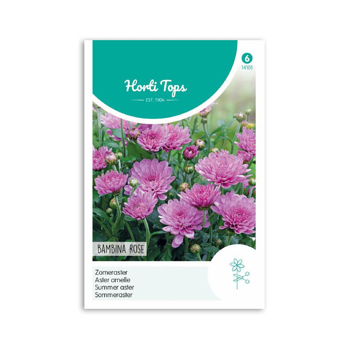 Produktbillede af Sommer Asters frø Bambina Rose Horti Tops på tilbud i høj kvalitet