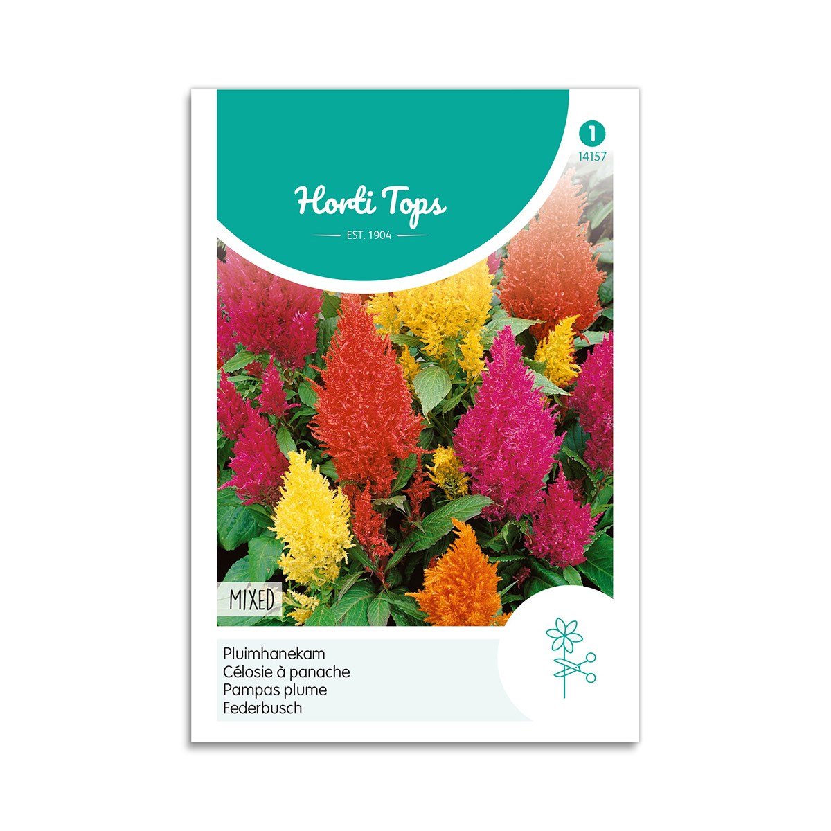 Produktbillede af Fjerbusk frø mix Horti Tops på tilbud i høj kvalitet