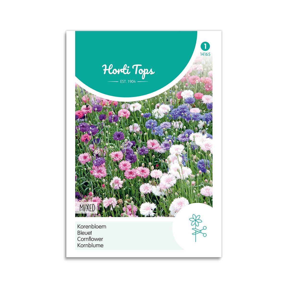 Produktbillede af Kornblomst frø Double Mix Horti Tops på tilbud i høj kvalitet
