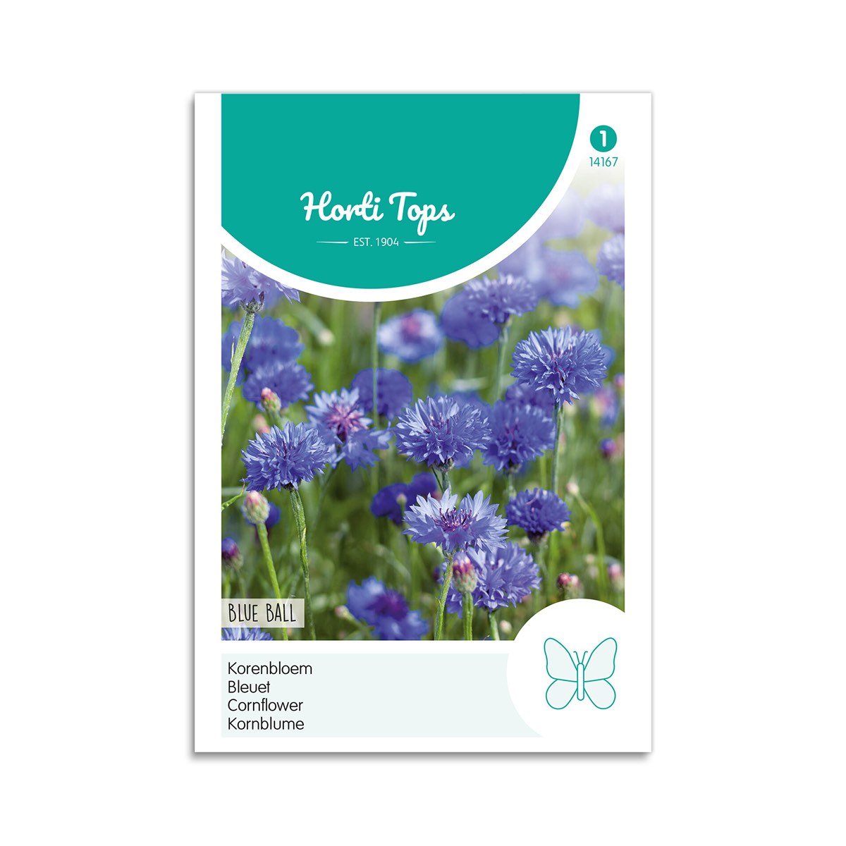 Produktbillede af Kornblomst frø Blue Ball Horti Tops på tilbud i høj kvalitet