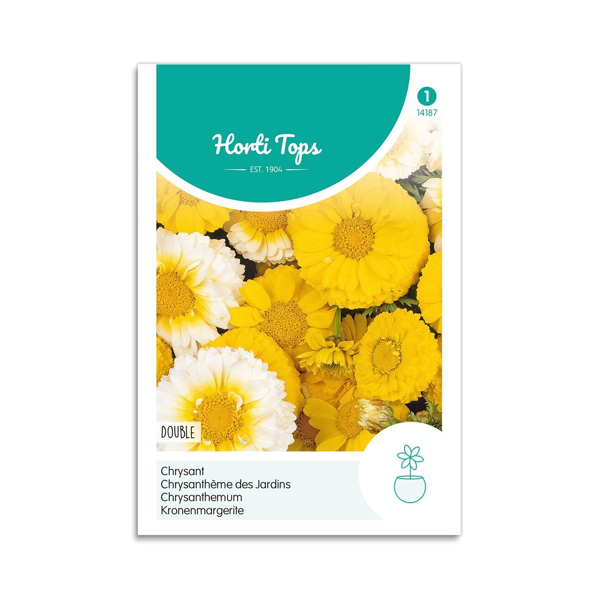 Produktbillede af Kronokseøje frø mix Double Horti Tops på tilbud i høj kvalitet