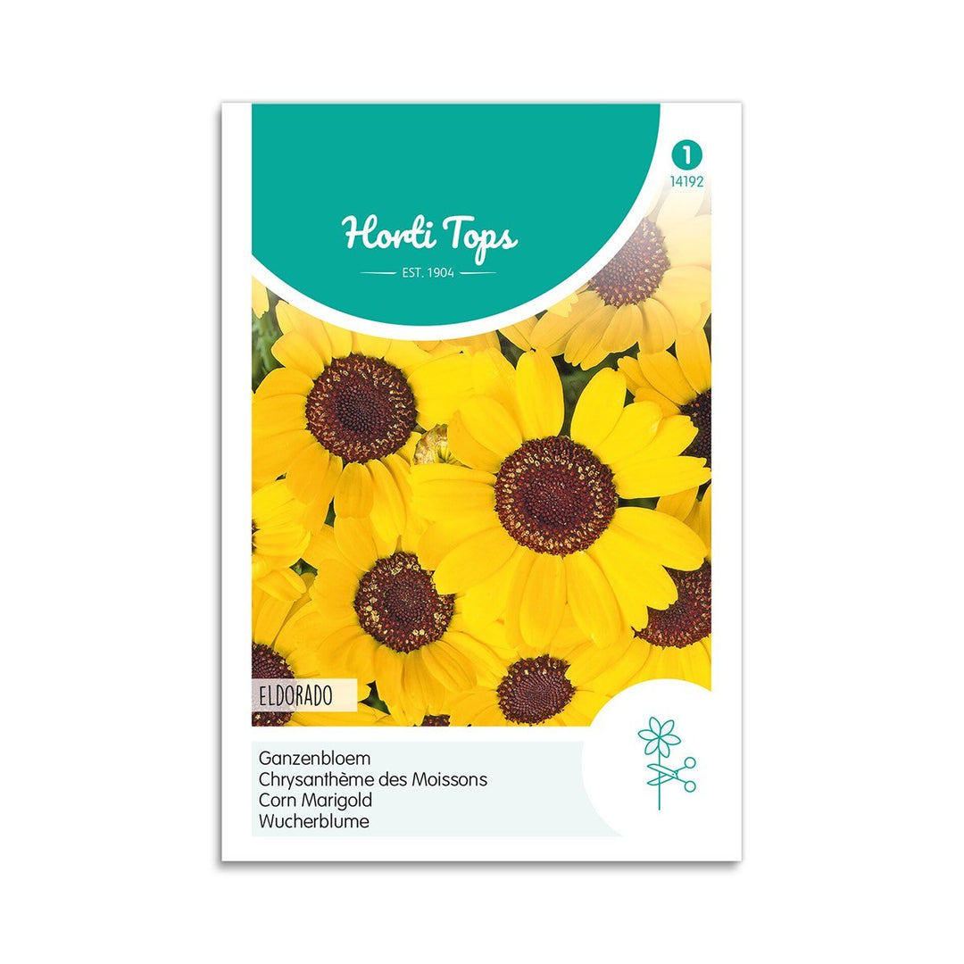 Produktbillede af Gul okseøje frø Eldorado Yellow Horti Tops på tilbud i høj kvalitet
