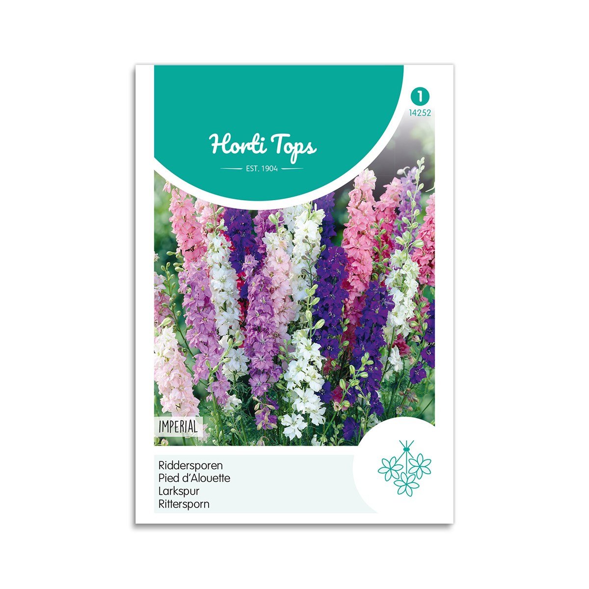 Produktbillede af Ridderspore frø Imperial Horti Tops på tilbud i høj kvalitet