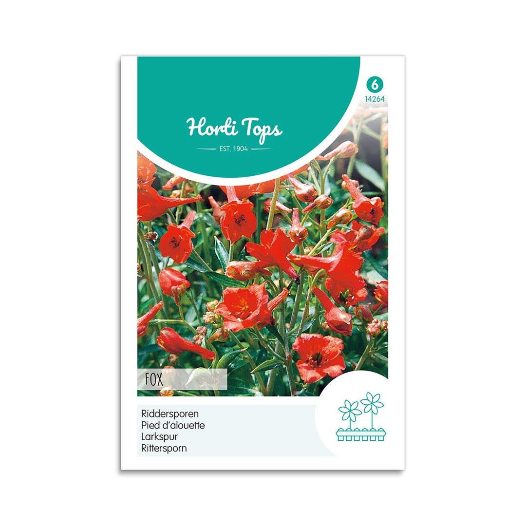 Produktbillede af Ridderspore frø Fox Horti tops på tilbud i høj kvalitet