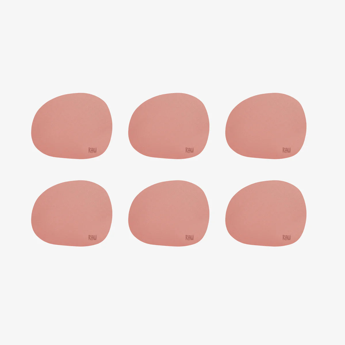 Produktbillede af Aida RAW Silicone soft surface coaster / glasbrikker spice rose 6 stk i premium kvalitet