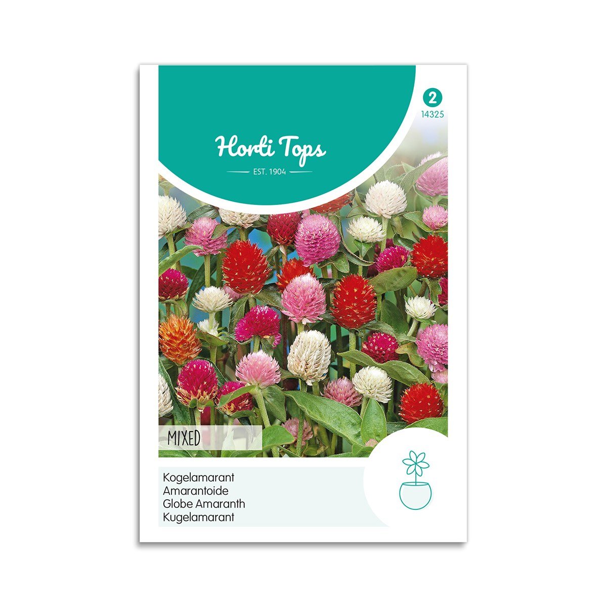 Produktbillede af Ungkarleknap frø mix Horti Tops på tilbud i høj kvalitet