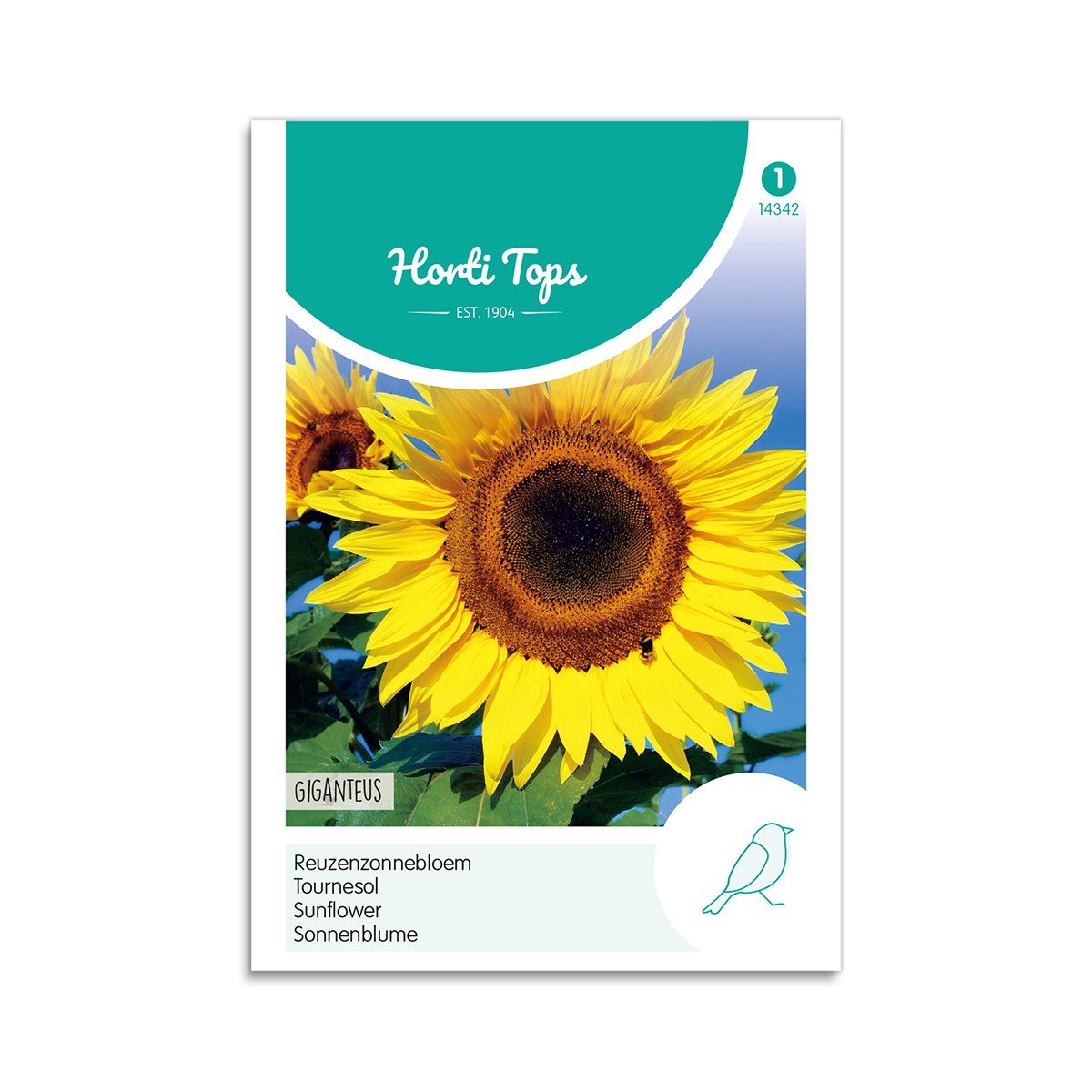 Produktbillede af Solsikke frø Giganteus Horti Tops på tilbud i høj kvalitet