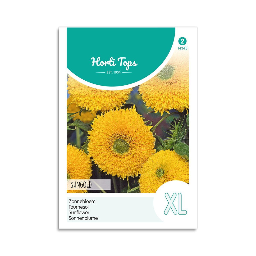 Produktbillede af Solsikke frø Sungold Tall Double Horti Tops på tilbud i høj kvalitet