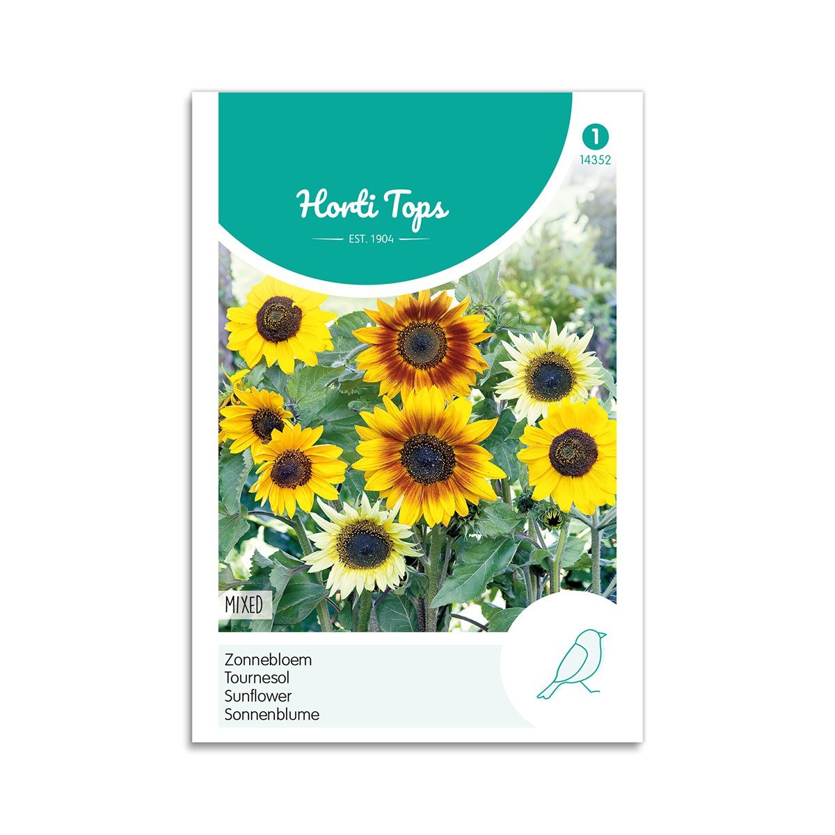 Produktbillede af Solsikke frø mix Horti Tops på tilbud i høj kvalitet