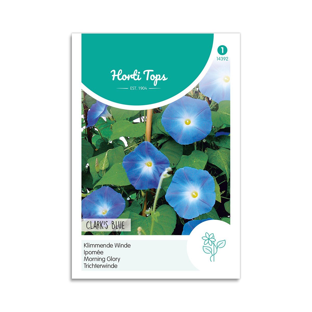 Produktbillede af Pragtsnerle frø Clark´s Blue Horti Tops på tilbud i høj kvalitet