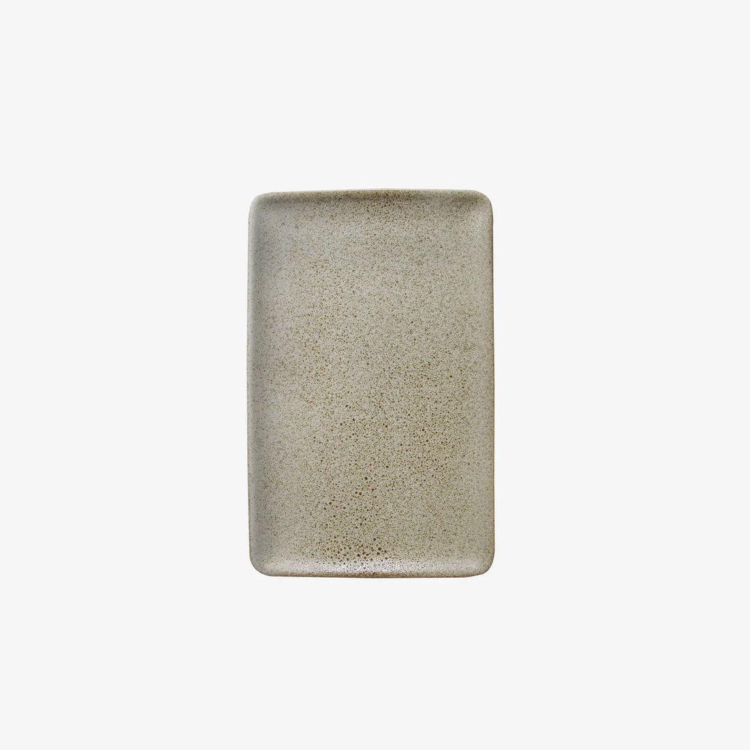 Produktbillede af Aida RAW Rektangulær frokosttallerken 23,5 x 15 cm Sandy Beige i premium kvalitet