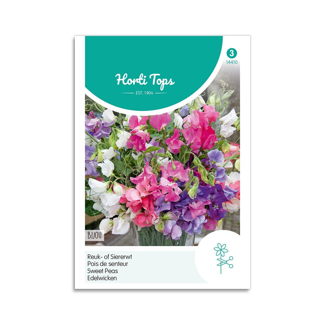 Produktbillede af Ærteblomst frø Bijou Horti Tops på tilbud i høj kvalitet