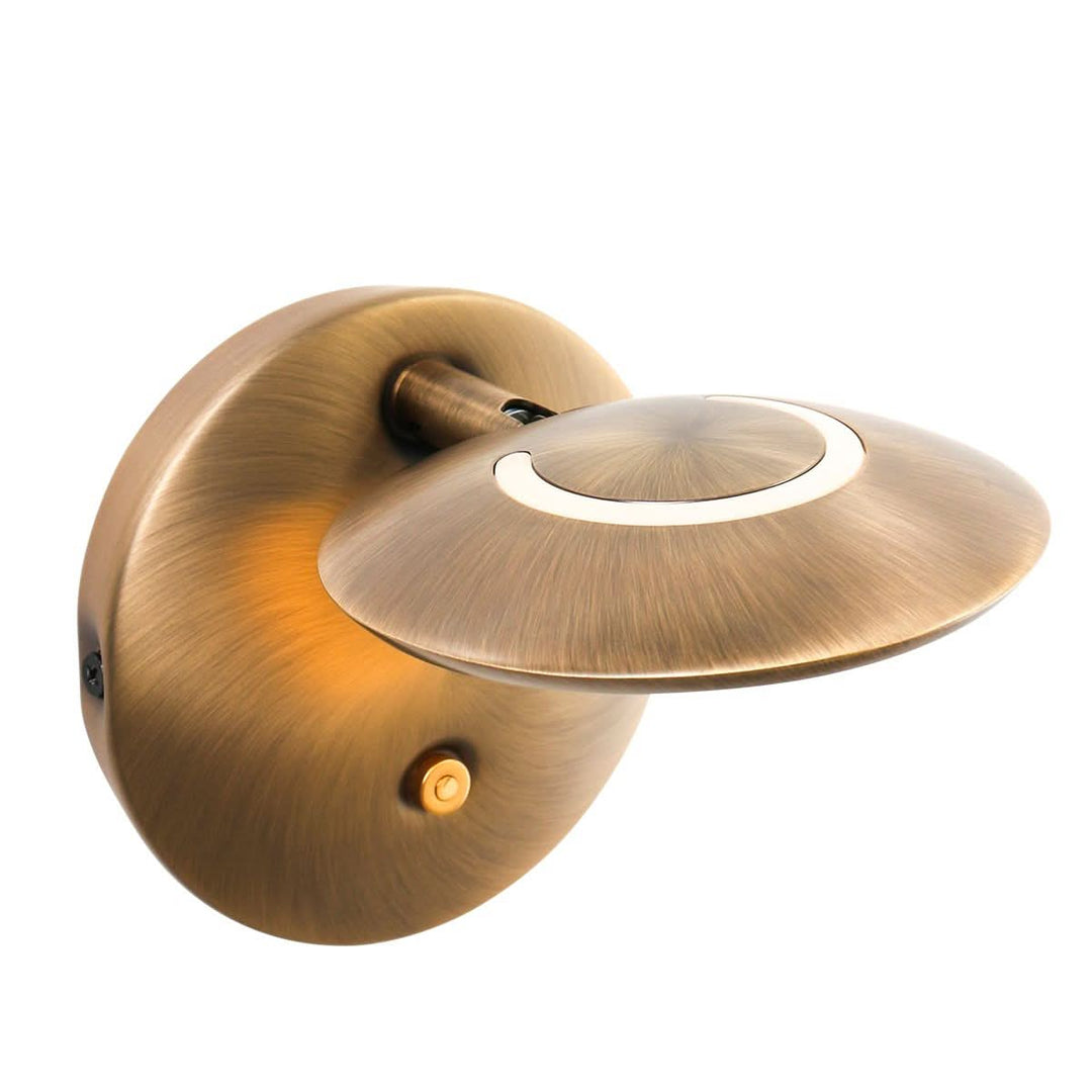 Solapa væglampe på udsalg! 3 metalfarver, bronze, billigt tilbud. Hurtig levering, 1-2 hverdage. Spar op til 67%.