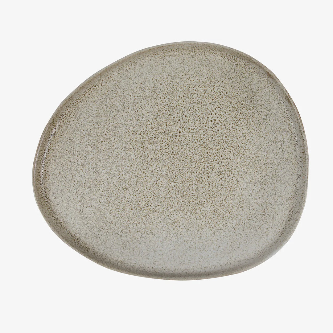 Produktbillede af Aida RAW Organic middagstallerken 29x25 cm Sandy Beige i premium kvalitet