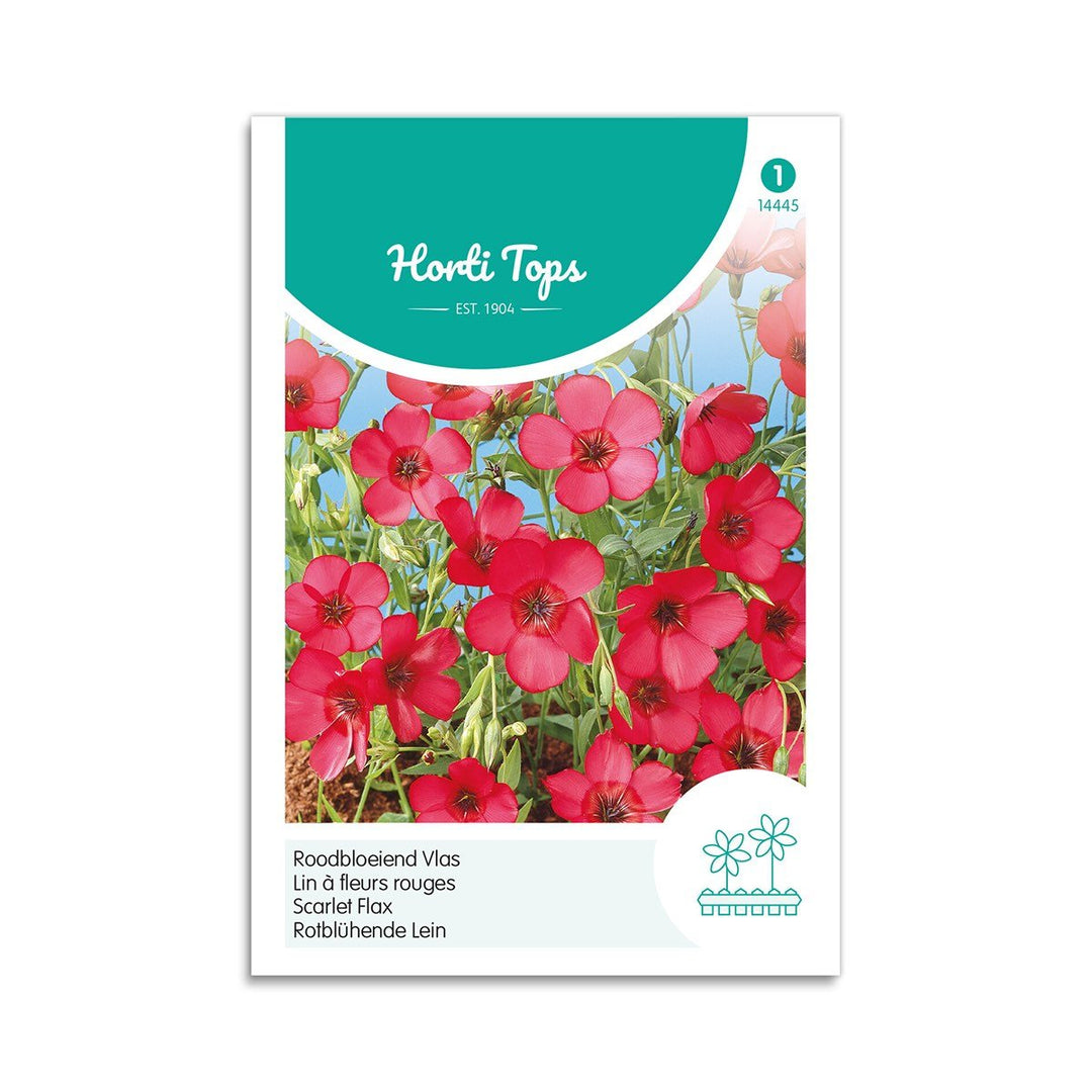 Produktbillede af Rød hør frø Horti Tops på tilbud i høj kvalitet