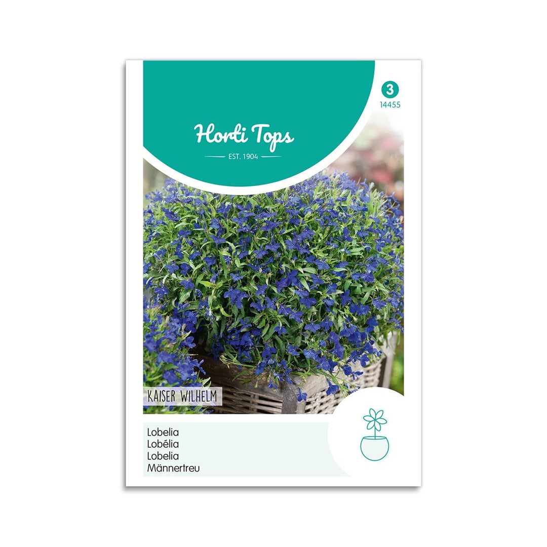 Produktbillede af Lobelia frø Kaiser Wilhelm Horti Tops på tilbud i høj kvalitet