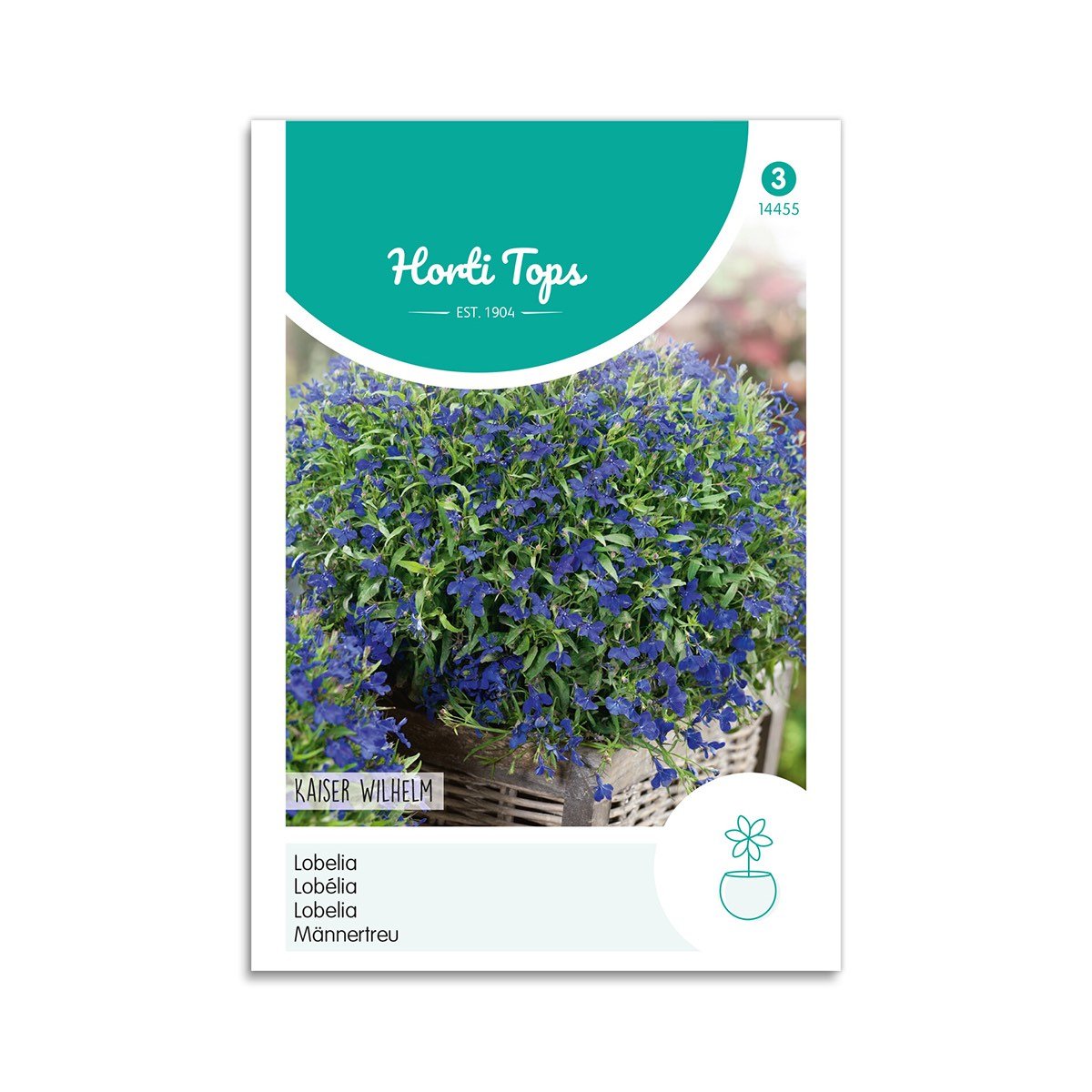 Produktbillede af Lobelia frø Kaiser Wilhelm Horti Tops på tilbud i høj kvalitet
