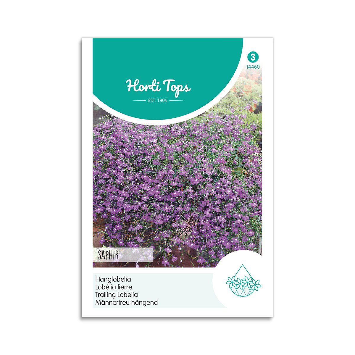 Produktbillede af Hængelobelia frø Saphir Horti Tops på tilbud i høj kvalitet