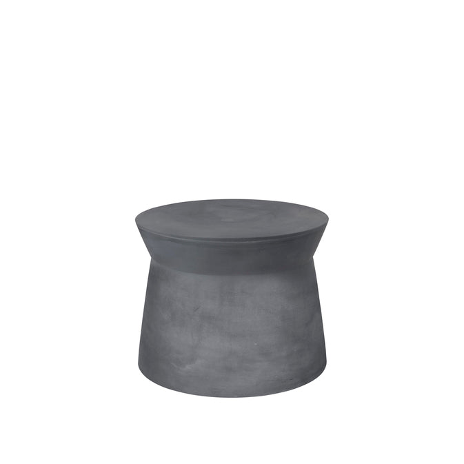 BROSTE COPENHAGEN Fiber udendørs sidebord rund charcoal fibercement Ø50