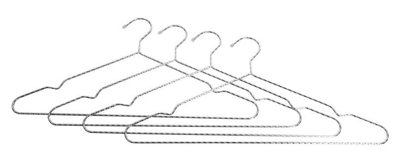 Home>it - Tøjbøjle, snoet, sølv - 4-pak ❤ Stort online udvalg i Home>it ❤ Billig fragt og hurtig levering 2 - 5 hverdage ❤ Varenummer: BGH-38844029501591 / Ean: &